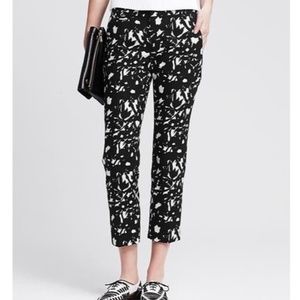 Banana Republic Black & White Pants